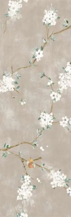 Mixed Decoro Rosa Fiori Di Pesco B 40x120